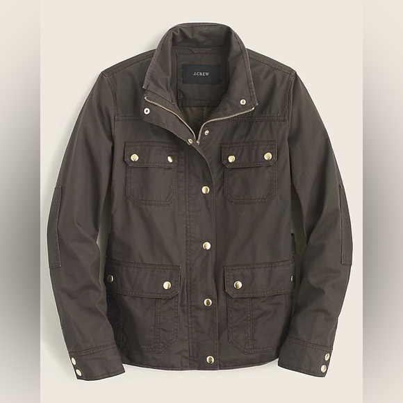 J. Crew Jackets & Blazers - J crew green field jacket size small green